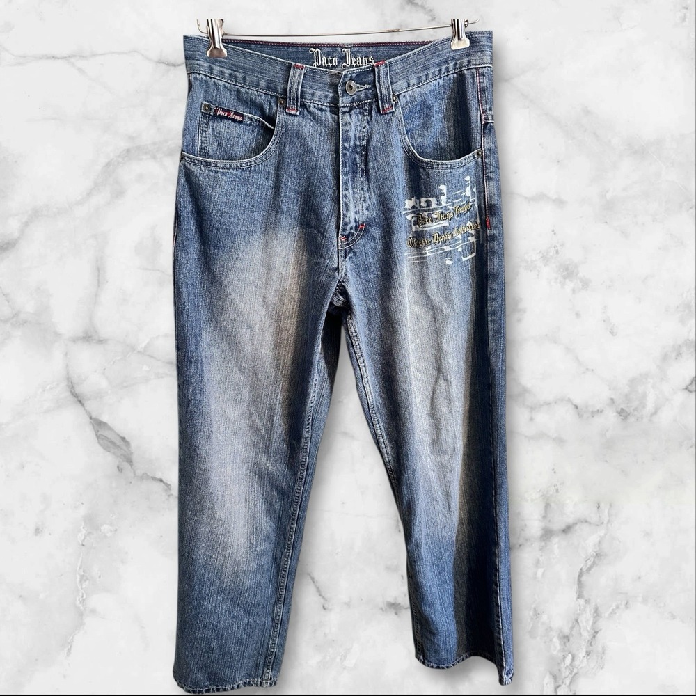 PACO Jeans Adult 31x32 (32x32) Blue Y2k  Baggy Wide leg Skater‎ Vintage